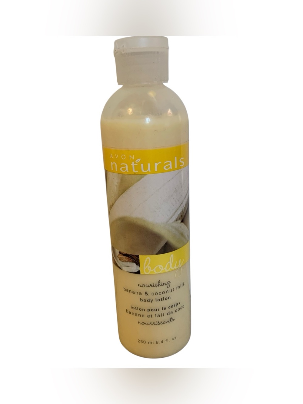 AVON Naturals Banana Coconut Milk Body Moisturizing Lotion 8.4oz NEW
